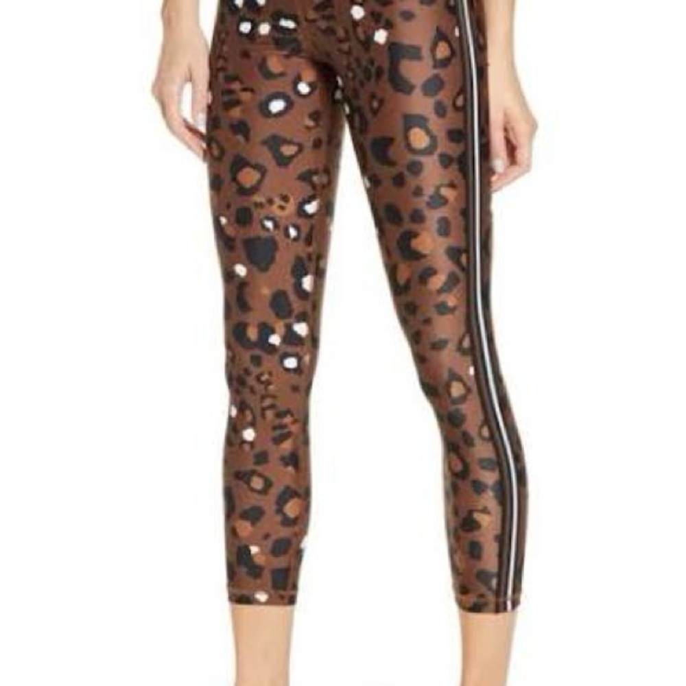 The Upside Brown Leopard Print Leggings